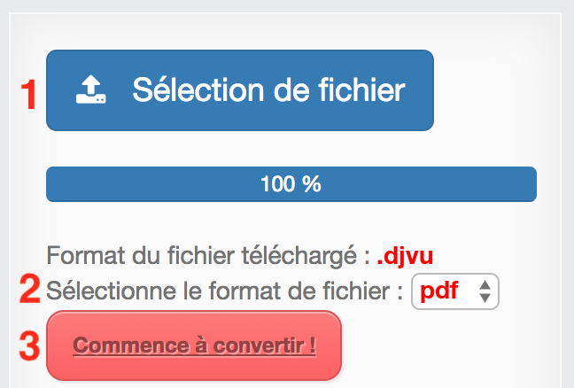 Comment convertir DJVU en PDF en ligne